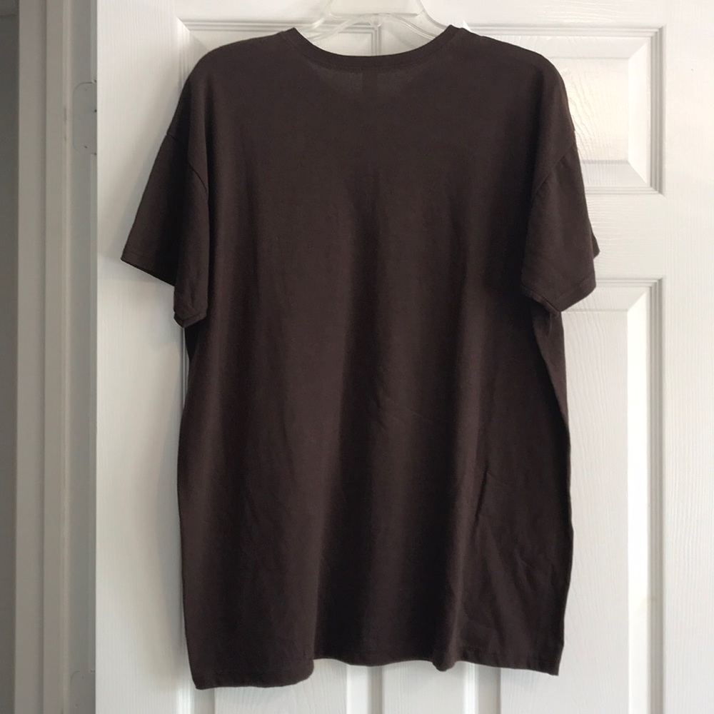 Brown with Turquoise and Bling T-Shirt - Picture 3 of 3